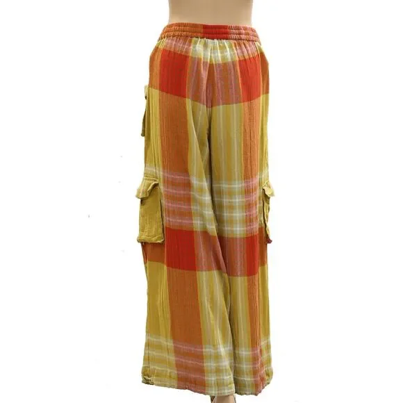 Free People Free Est Crafted Cargo Pants Balloon Utility Oversized XS New 284692